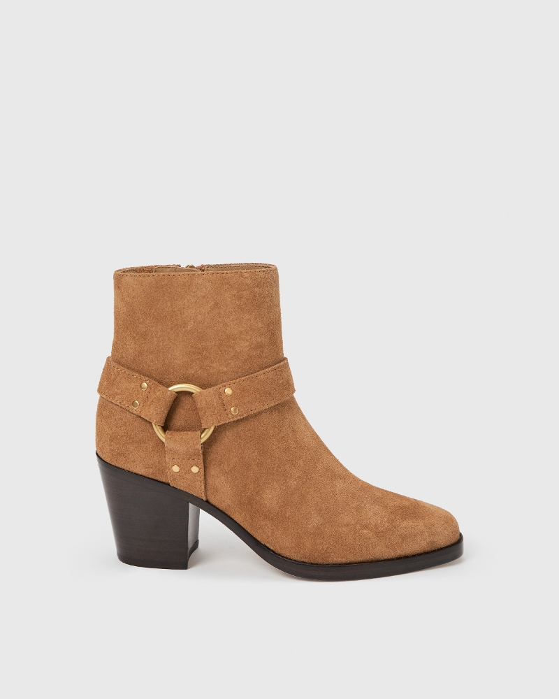 Edie Boot - Ochre Suede